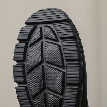 Νέα μόδα δερμάτινα Chelsea Boots Ανδρικά ψηλά παπούτσια μοτοσικλέτας Μποτάκια πλατφόρμας Αύξησης ύψους παπούτσια Zapatillas Hombre