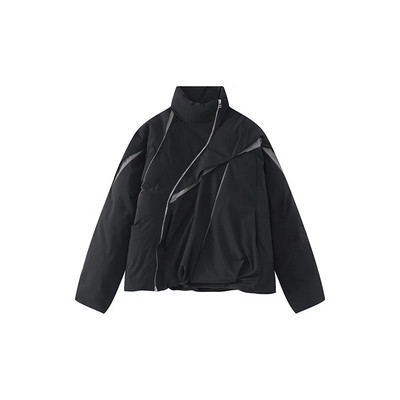 PFNW amerikietiško funkcionalaus stiliaus pora medvilninis paltas Vyriškas madingas žieminis Naujas High Street pastorintas šiltas laisvas paminkštintas 12Z4808