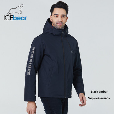ICEbear 2022 paltoane scurte pentru bărbați jachetă elegantă de toamnă cu glugă îmbrăcăminte de înaltă calitate pentru bărbați MWC21661D