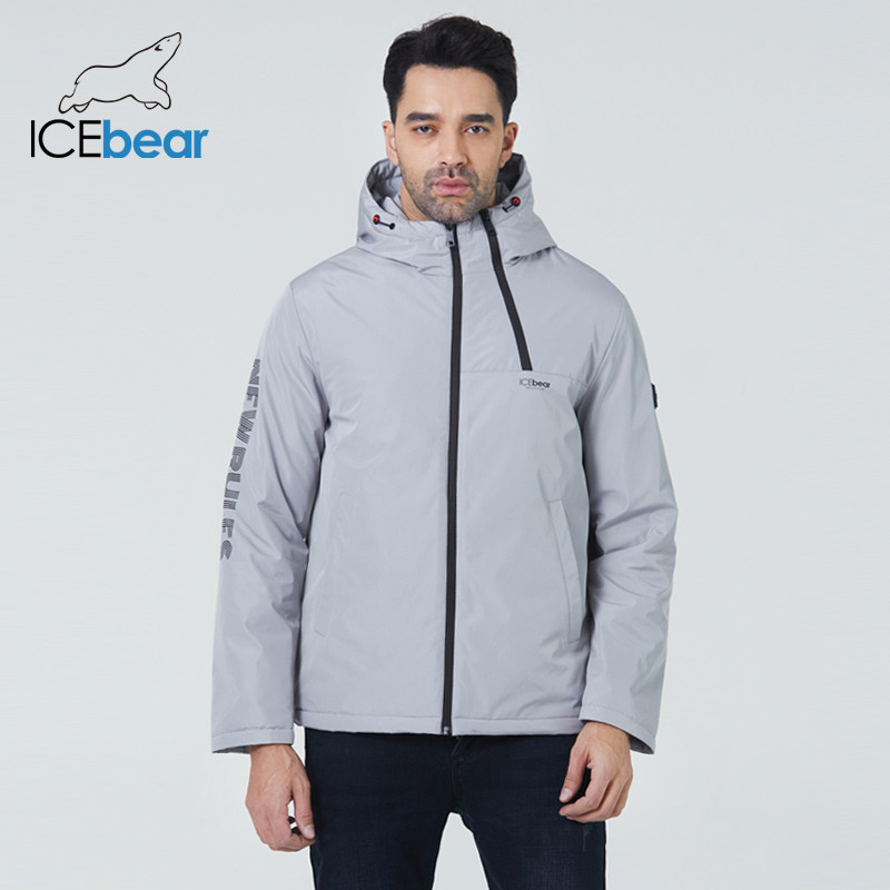 ICEbear 2022 paltoane scurte pentru bărbați jachetă elegantă de toamnă cu glugă îmbrăcăminte de înaltă calitate pentru bărbați MWC21661D