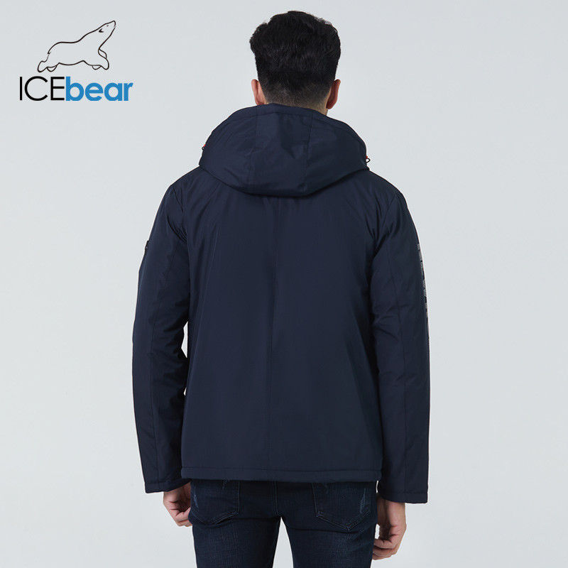 ICEbear 2022 paltoane scurte pentru bărbați jachetă elegantă de toamnă cu glugă îmbrăcăminte de înaltă calitate pentru bărbați MWC21661D