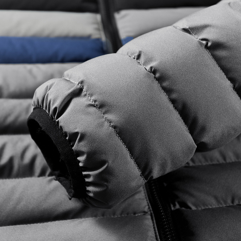 Ανδρικό χειμωνιάτικο μπουφάν Ζεστό αδιάβροχο 2023 Πανωφόρι με χοντρή κουκούλα Parkas Casual Slim Fit