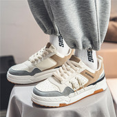 New Trend Ευέλικτο χοντρό πάτο Ανδρικά παπούτσια Casual Ανοιξιάτικα και Φθινοπωρινά αθλητικά παπούτσια καμβά Ευέλικτο κορδόνι Αθλητικό μέγεθος 39-44