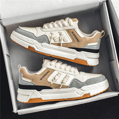 New Trend Ευέλικτο χοντρό πάτο Ανδρικά παπούτσια Casual Ανοιξιάτικα και Φθινοπωρινά αθλητικά παπούτσια καμβά Ευέλικτο κορδόνι Αθλητικό μέγεθος 39-44