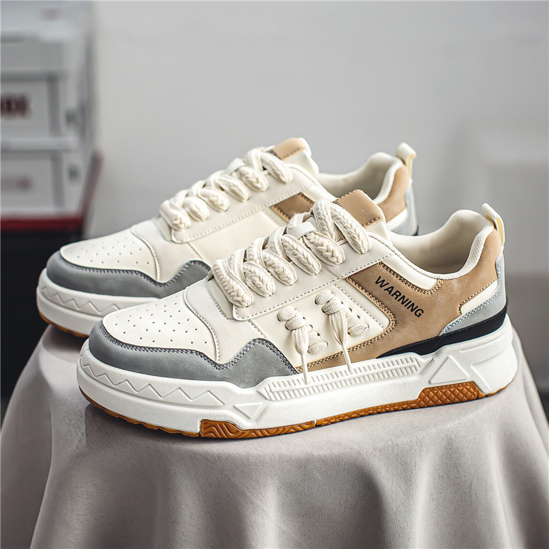 New Trend Ευέλικτο χοντρό πάτο Ανδρικά παπούτσια Casual Ανοιξιάτικα και Φθινοπωρινά αθλητικά παπούτσια καμβά Ευέλικτο κορδόνι Αθλητικό μέγεθος 39-44