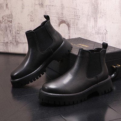νέο σχέδιο ανδρικές μπότες αναψυχής τσέλσι μαύρα άσπρα παπούτσια πάρτι φορέματα χορού καουμπόη μπότα αστραγάλου πλατφόρμα botas mans