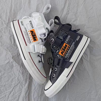 Pantofi de pânză în stil funcțional pentru bărbați, înalți, patchwork, de designer, respirabil, ocazional, încălțăminte pentru femei, cu platformă în aer liber