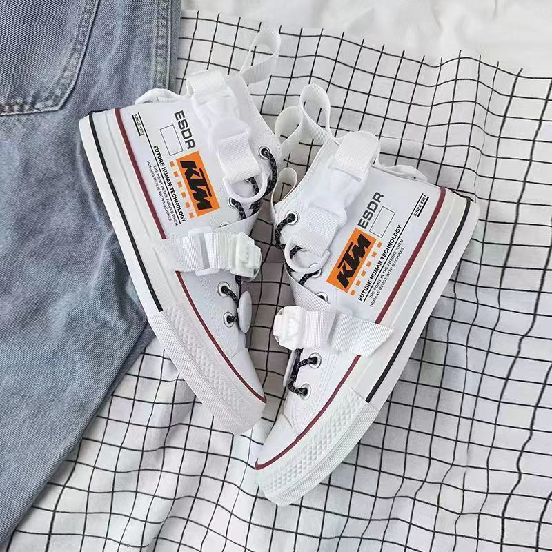 Pantofi de pânză în stil funcțional pentru bărbați, înalți, patchwork, de designer, respirabil, ocazional, încălțăminte pentru femei, cu platformă în aer liber