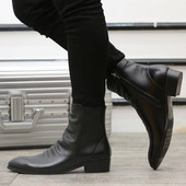 Ανδρικές μπότες Chelsea φθινοπωρινές και χειμερινές μπότες με μυτερή μύτη Βρετανικές μπότες Martin ανδρικές μπότες ψηλοτάπητες ανδρικές μπότες