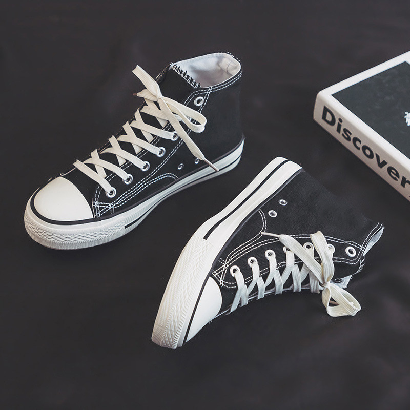 Unisex γυναικεία ψηλοτάπητα παπούτσια από καμβά Ανδρικά παπούτσια μόδας Ζευγάρι Αθλητικά παπούτσια με χαμηλές πλευρές Casual αντιολισθητικά φοιτητικά παπούτσια