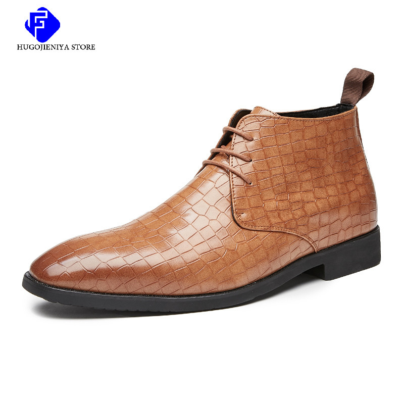 2023 Nove muške Chelsea čizme Dizajnerske marke Klasične talijanske svečane čizme Modne kožne ležerne poslovne gležnjače Velika veličina 48