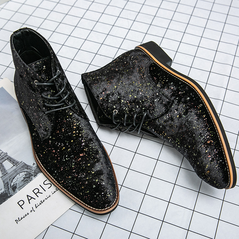 2022 pantofi casual barbati primavara noua moda casual barbati cizme chelsea pantofi barbati din piele intoarsa de vaci cizme barbati cu siret