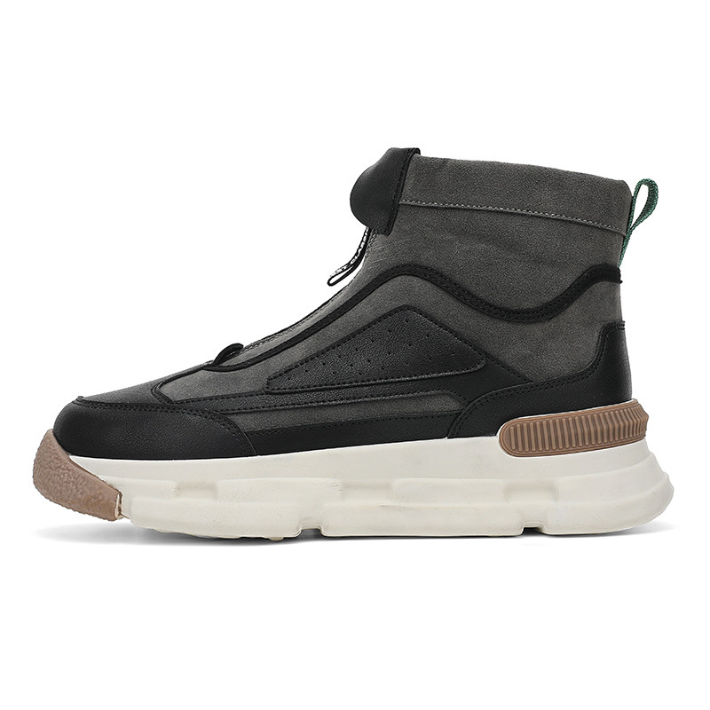 Rudenį ir žiemą patogūs aukšti vyriški laisvalaikio sportiniai batai 2023 m. Nauji madingi, universalūs vyriški batai, gražūs storapadžiai batai