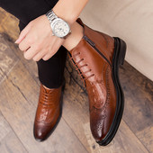 Äri Chelsea Saapad Meeste Talvised Poolsaapad Meeste Nahast Tõmblukuga Külg Paks Kunstkarusnahast Lumesaapad Meeste Talvekleit Kingad