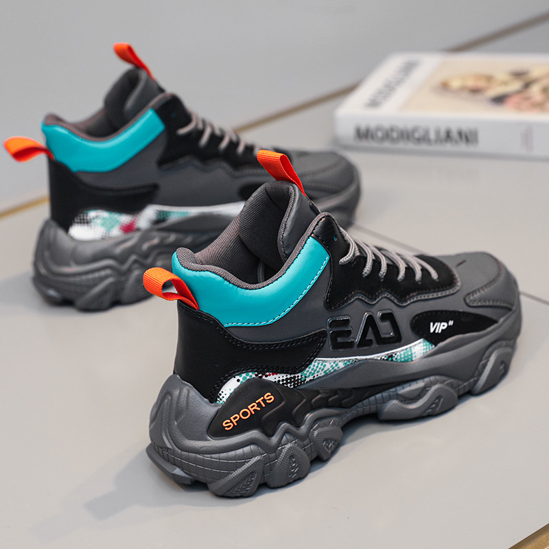 Toamnă și iarnă Pantofi comozi pentru tată, înalți, la modă nouă, versatilă, ocazională, la modă, pantofi sport, superbi, pentru tineri, pentru băieți