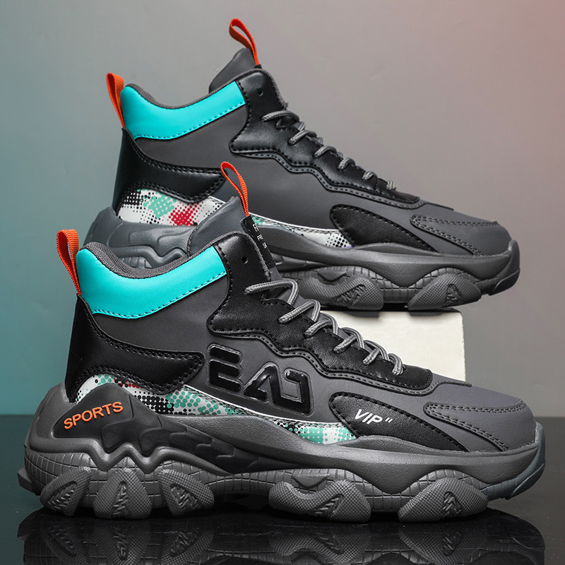 Toamnă și iarnă Pantofi comozi pentru tată, înalți, la modă nouă, versatilă, ocazională, la modă, pantofi sport, superbi, pentru tineri, pentru băieți