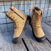 Muške visoke platnene cipele Proljeće Jesen Muške gležnjače na vezanje Vulkanizirane tenisice Bočni patentni zatvarač Cipele za slobodno vrijeme na otvorenom