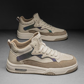 Jesenné a zimné módne a pohodlné pánske ležérne topánky, nové všestranné ploché tenisky so šnurovaním, plytké ležérne športové topánky