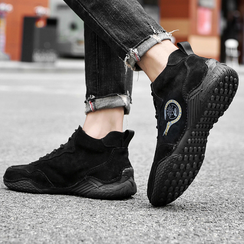 Pantofi pentru bărbați noi de toamnă și iarnă, versatili, la modă și comozi, pantofi sport casual, pantofi pentru bărbați, cu talpă din cauciuc anti-alunecare