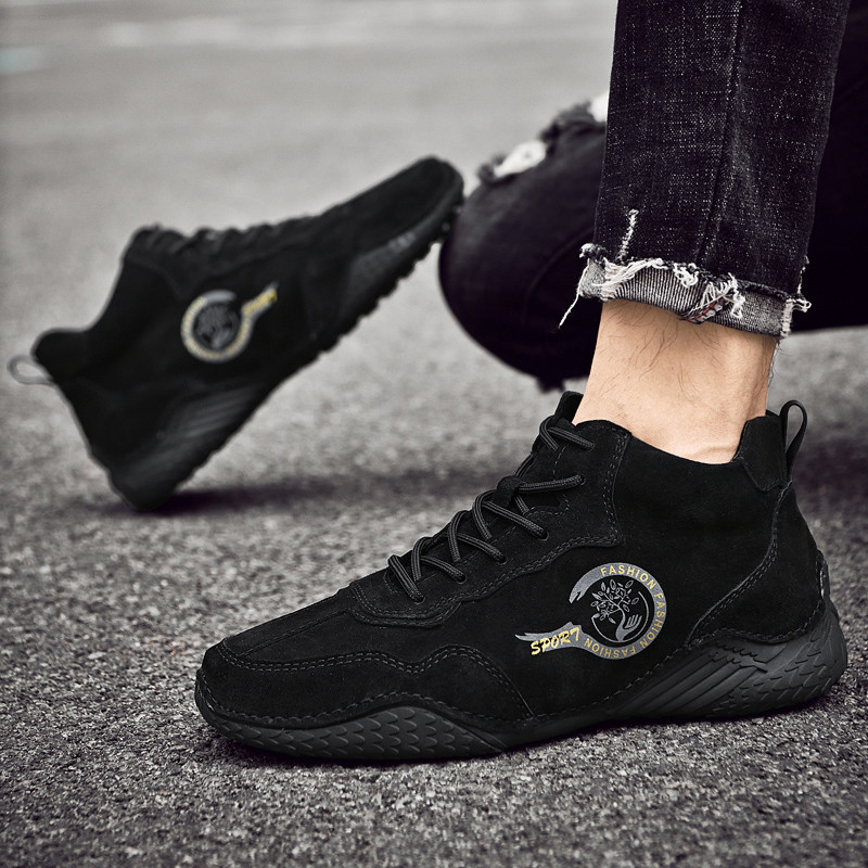 Pantofi pentru bărbați noi de toamnă și iarnă, versatili, la modă și comozi, pantofi sport casual, pantofi pentru bărbați, cu talpă din cauciuc anti-alunecare