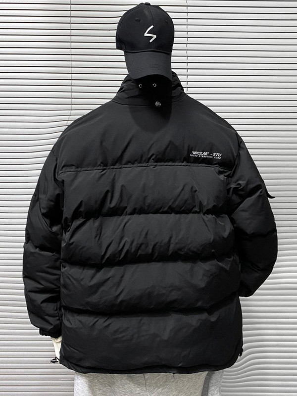 Ανδρικά συνονθύλευμα χειμωνιάτικα παρκά 2023 Βαμβακερά χοντρά μπουφάν Cargo Parkas Μόδα Ζεστά παλτό με φερμουάρ Μόδα Harajuku Εξωτερικά ενδύματα