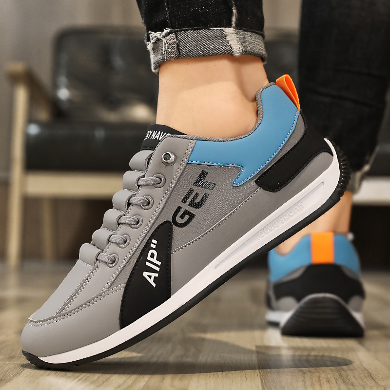 Pantofi sport casual, respirabili, de toamnă, pantofi sport la modă pentru tineret, 2023, pantofi confortabili cu șireturi, cu două culori asortate