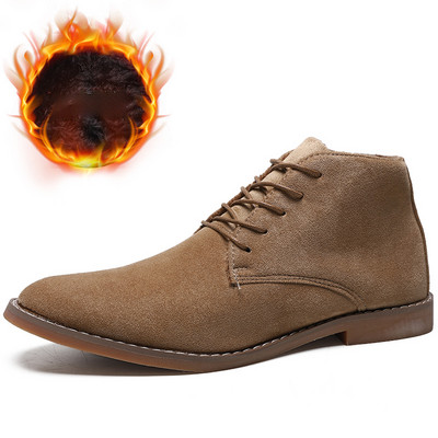 Cizme Chelsea în stil britanic Cizme de toamnă iarnă pentru bărbați Cizme de vest pentru bărbați la modă elegantă Botine clasice de epocă confortabile