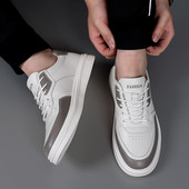 Pánske topánky vysokej kvality, jeseň, nový štýl, kožená móda, ležérna športová obuv, pánske ležérne topánky, luxusné tenisky