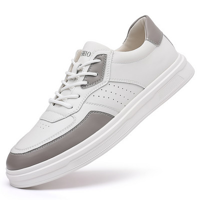 Pánske topánky vysokej kvality, jeseň, nový štýl, kožená móda, ležérna športová obuv, pánske ležérne topánky, luxusné tenisky