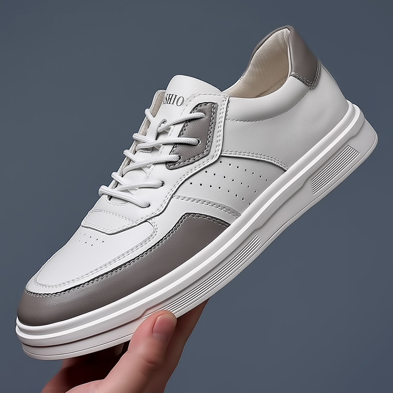 Pánske topánky vysokej kvality, jeseň, nový štýl, kožená móda, ležérna športová obuv, pánske ležérne topánky, luxusné tenisky