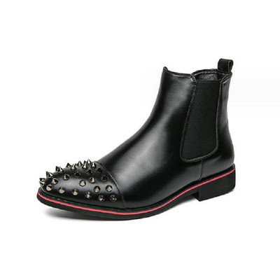 Modne zakovice Muške Chelsea čizme Poslovne natikače Muške oksfordice Luksuzne dizajnerske kožne svečane svečane cipele Muške 1AA60