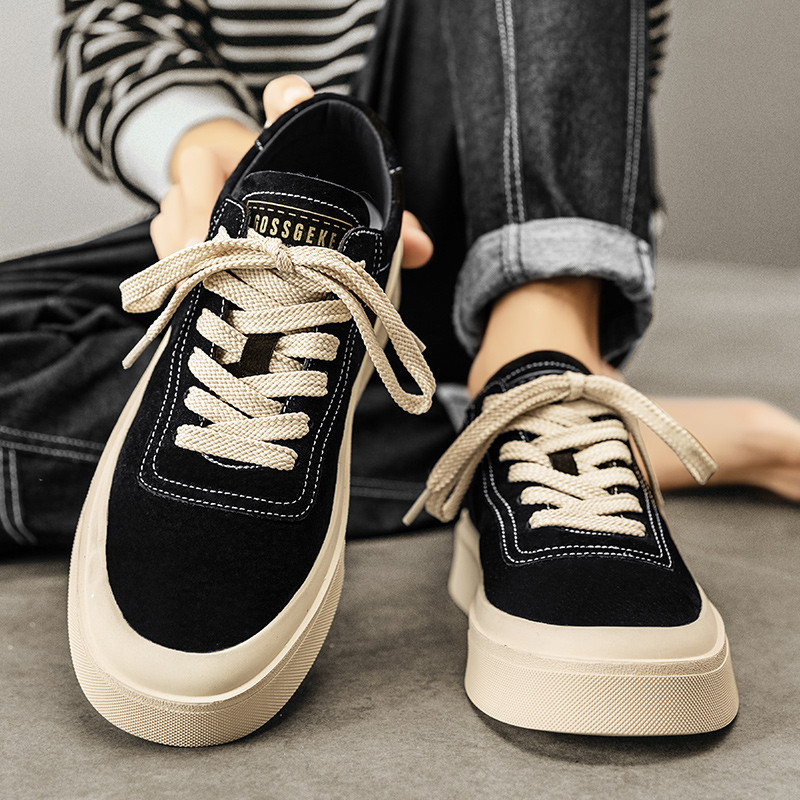 Jesenska muška popularna muška obuća Visokokvalitetna sportska obuća s debelim potplatom Muška obuća za slobodno vrijeme Sportska obuća Muške vulkanizirane cipele