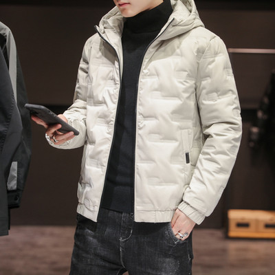 Ανδρικά Parkas Ανεμοδράστη Χοντρό Ζεστό Παλτό Ανδρικό Χειμερινό Μπουφάν με κουκούλα Μονόχρωμο Παλτό Πάρκα Ανδρικό Μόδα Παλτό 5XL