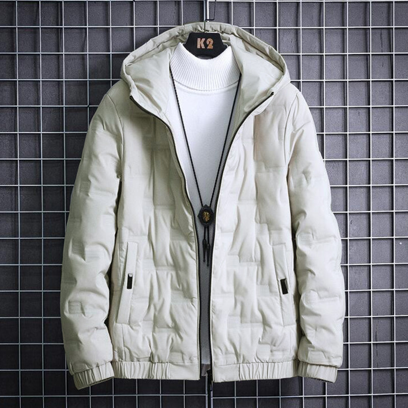Ανδρικά Parkas Ανεμοδράστη Χοντρό Ζεστό Παλτό Ανδρικό Χειμερινό Μπουφάν με κουκούλα Μονόχρωμο Παλτό Πάρκα Ανδρικό Μόδα Παλτό 5XL