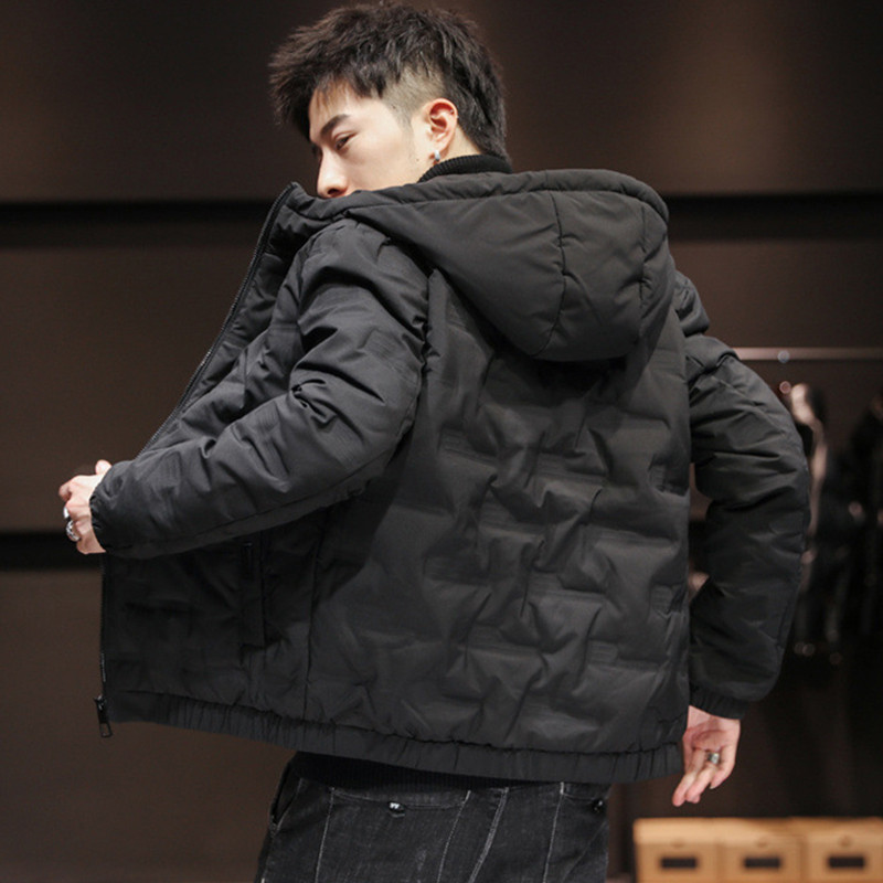 Ανδρικά Parkas Ανεμοδράστη Χοντρό Ζεστό Παλτό Ανδρικό Χειμερινό Μπουφάν με κουκούλα Μονόχρωμο Παλτό Πάρκα Ανδρικό Μόδα Παλτό 5XL