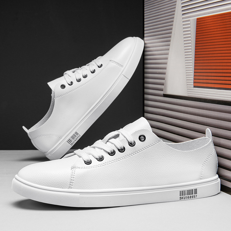 Four Seasons Pantofi albi la modă Casual, confortabili, respirabili, pantofi sport, modă de stradă, multicolore, opțional, pantofi pentru bărbați