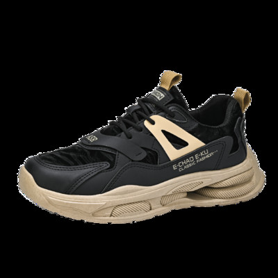 Pantofi de sport ocazional pentru bărbați, la modă de toamnă, pantofi ocazionali, clasici, din material PU, versatil, pantofi de bărbați cu talpă groasă.