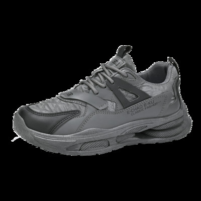 Pantofi de sport ocazional pentru bărbați, la modă de toamnă, pantofi ocazionali, clasici, din material PU, versatil, pantofi de bărbați cu talpă groasă.