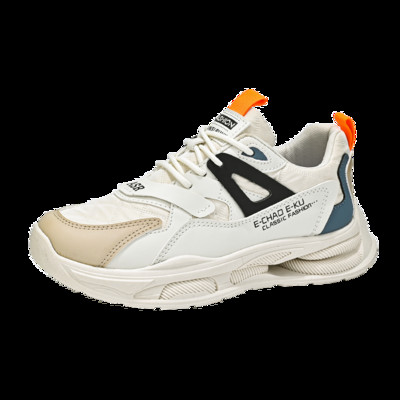 Pantofi de sport ocazional pentru bărbați, la modă de toamnă, pantofi ocazionali, clasici, din material PU, versatil, pantofi de bărbați cu talpă groasă.