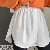 Ženska košulja Produžetak za bluzu Lažna donja suknja Košulja Džemper Donji dio suknje Jednobojna košulja Rep Rub Podesivi lažni rub Gornji dio