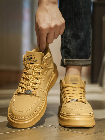 Toamnă și iarnă Pantofi noi cu talpă groasă Pantofi bărbați Tendință la modă Pantofi vulcanizați pentru bărbați Pantofi sport Pantofi pentru bărbați Pantofi sport