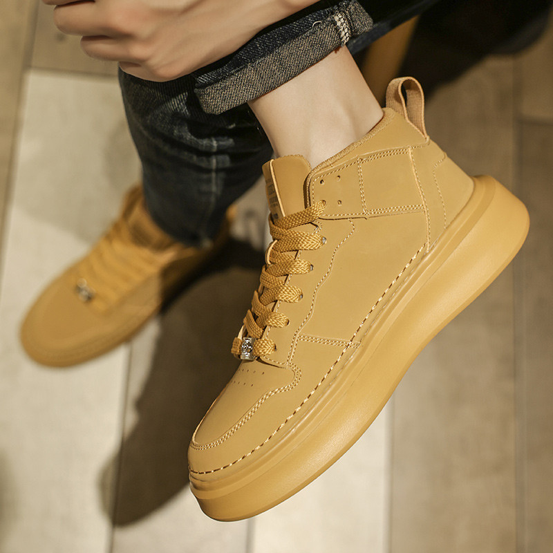 Toamnă și iarnă Pantofi noi cu talpă groasă Pantofi bărbați Tendință la modă Pantofi vulcanizați pentru bărbați Pantofi sport Pantofi pentru bărbați Pantofi sport