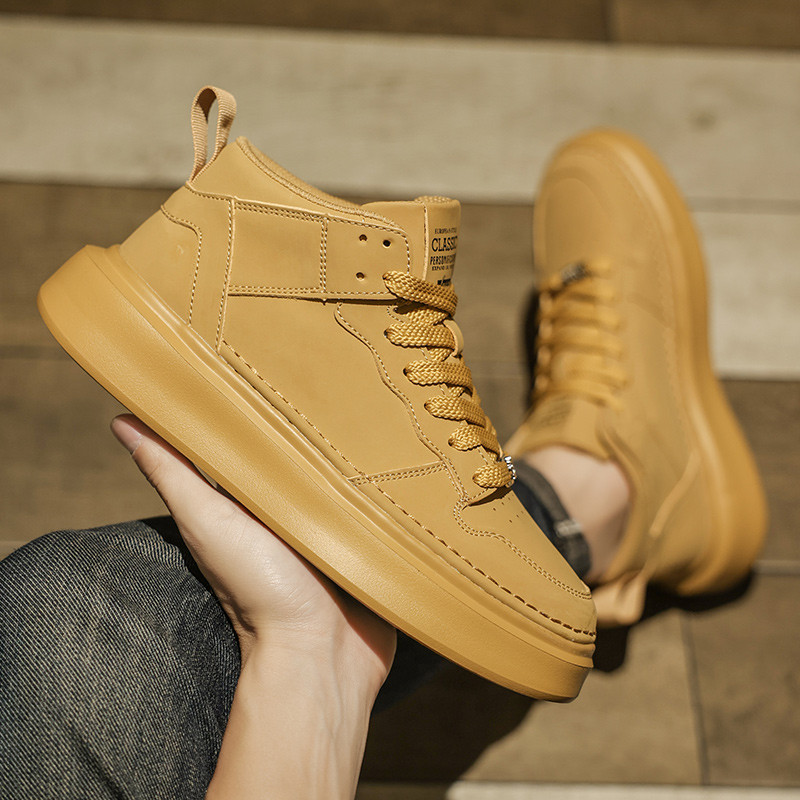 Toamnă și iarnă Pantofi noi cu talpă groasă Pantofi bărbați Tendință la modă Pantofi vulcanizați pentru bărbați Pantofi sport Pantofi pentru bărbați Pantofi sport