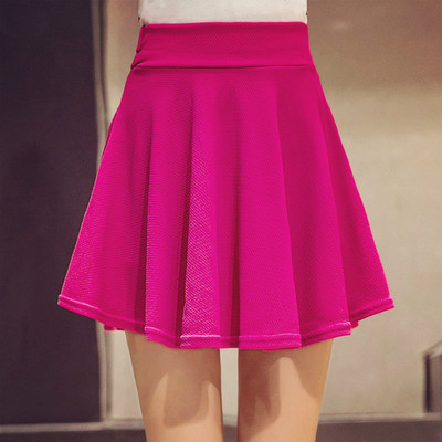 Γυναικεία συν μέγεθος 5xl Μίνι σέξι κοντή φούστα χορού ασφαλείας Γυναικεία κοριτσίστικα ψηλόμεση Χαριτωμένα ροζ πλισέ φούστες γραφείου Γυναικεία κλαμπ
