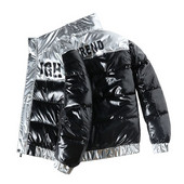 2022 Νέο Φωτεινό Δερμάτινο Ανδρικό Χοντρό Ζεστό Χειμερινό Μπουφάν Casual Parka Outwear Αδιάβροχο με κουκούλα πράσινο βαμβακερό χειμερινό παλτό