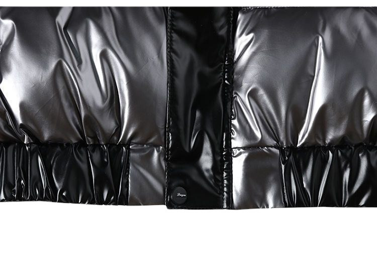 2022 Νέο Φωτεινό Δερμάτινο Ανδρικό Χοντρό Ζεστό Χειμερινό Μπουφάν Casual Parka Outwear Αδιάβροχο με κουκούλα πράσινο βαμβακερό χειμερινό παλτό