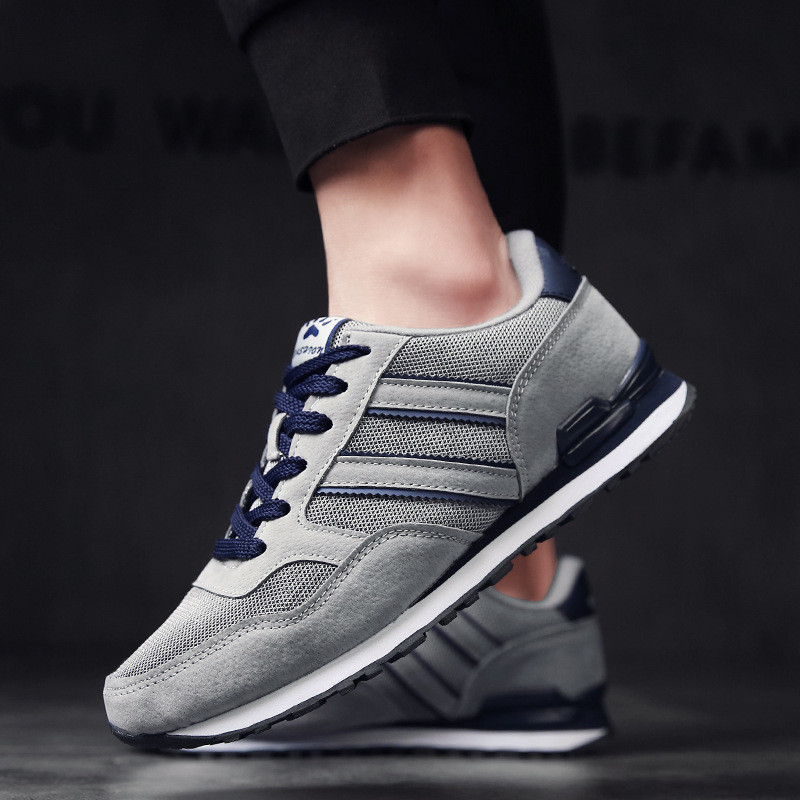 2023 τεχνητό δερμάτινο ανδρικό παπούτσι αιτιατός ανδρικό ανοιξιάτικο ανδρικό καθημερινό ελαφρύ παπούτσι αθλητικά παπούτσια Lac-up Flats αναπνέει για εξωτερικούς χώρους Sapato