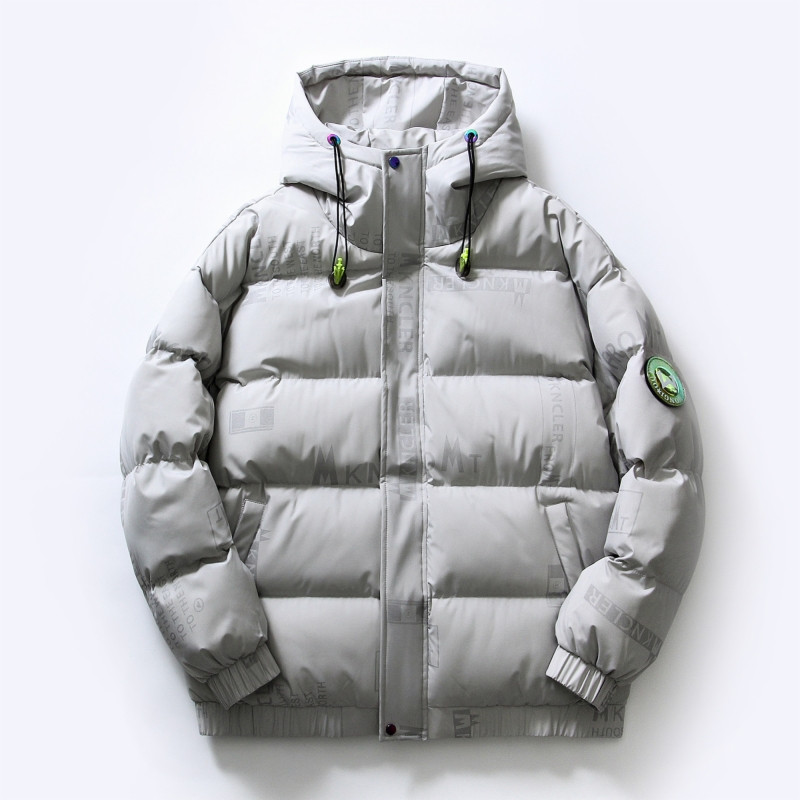 Pánska nová bavlnená prešívaná bunda z roku 2022, voľné značkové oblečenie, nepremokavé kabáty s potlačou, pánska dropshippingová bunda
