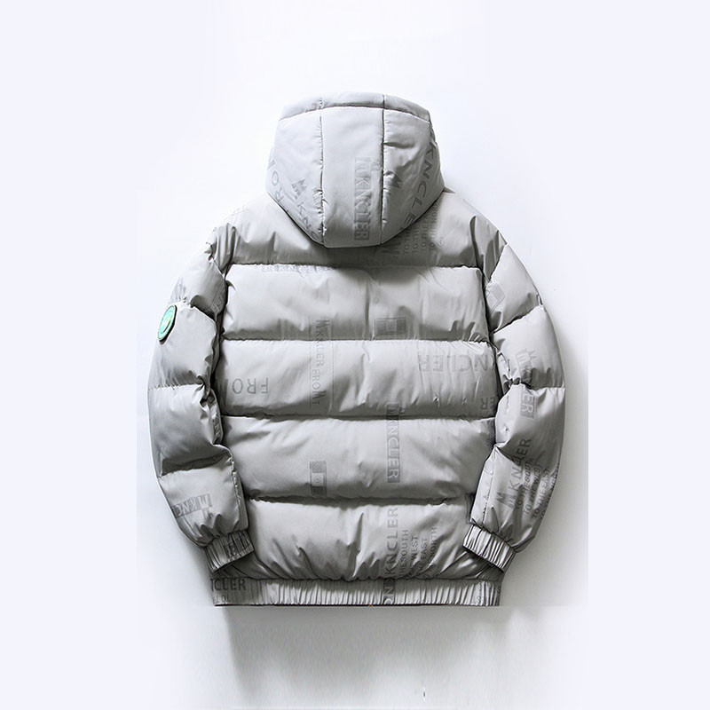 Pánska nová bavlnená prešívaná bunda z roku 2022, voľné značkové oblečenie, nepremokavé kabáty s potlačou, pánska dropshippingová bunda