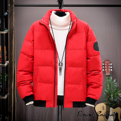 Muške podebljane parke sa samostojećim ovratnikom Zimska jakna Muški parker kaput Zimski topli debeli kaput s patentnim zatvaračem Podstavljeni kaput za muškarce